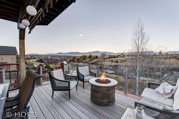 HotTub Theater Mountain view deck in BridlePass CO - Image 1