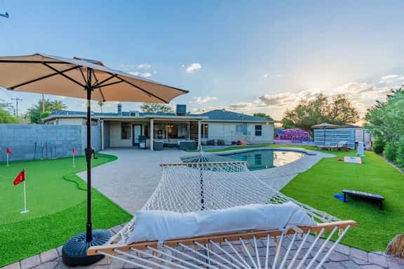 Phoenix Retreat with Pool Pickleball and Mini Golf - Image 1
