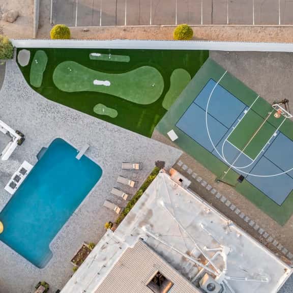 North Phoenix Resort Pickleball Court Pool Hot Tub - Image 1